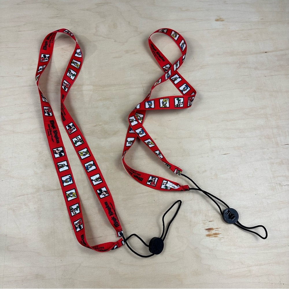 Disney magic kingdom bottle lanyard